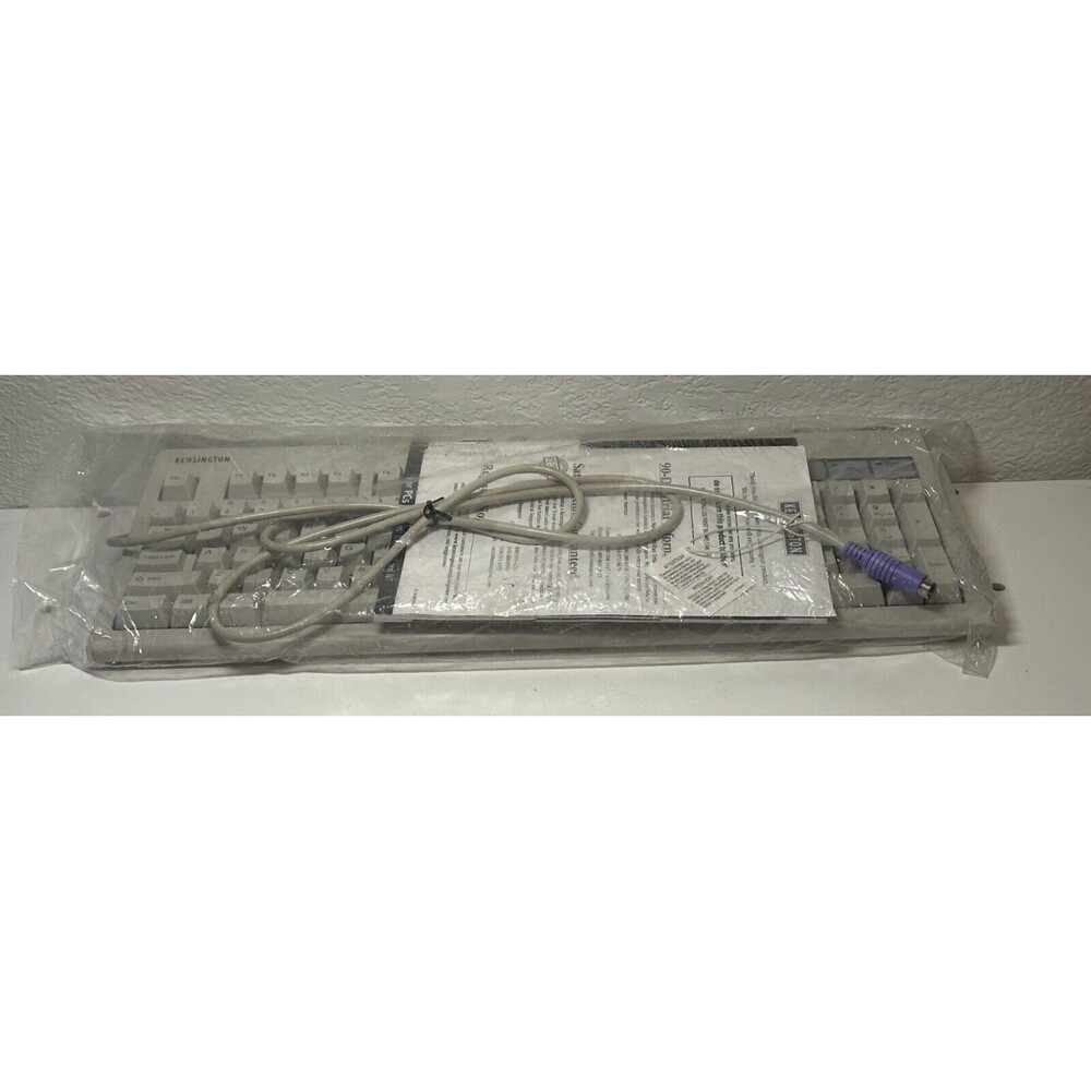 KENSINGTON 64340 A KEYBOARD-IN-A-BOX PS/2 KEYBOARD BRAND NEW w/Tags Perfect Cond